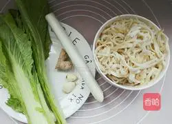 Illustration of how to make stir-fried noodles with oyster sauce 2