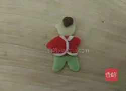 Illustration of how to make fancy date steamed buns 11