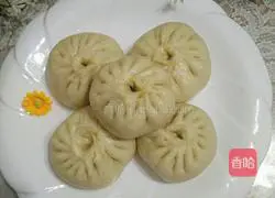 Illustration of how to make leek buns 14