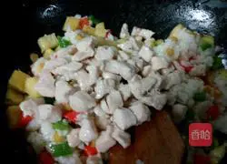 Pineapple Chicken Fried Rice Recipe Illustration 12