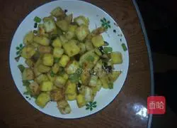 Illustration of how to make fried steamed buns with green pepper 7