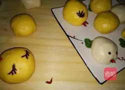 Good luck in the Year of the Rooster ~ Illustration of how to make chicken sugar buns 11