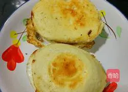 Illustration of how to make dried steamed buns with eggs 8