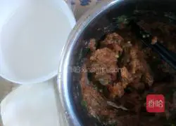 Illustration of how to make fresh meat wontons 6