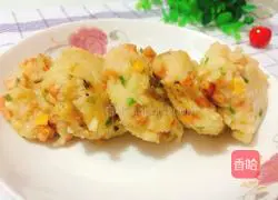 Fried potato pancakes Illustration of how to do it 10