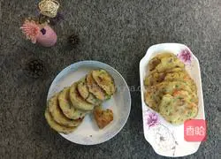 Illustration of how to make pastoral potato pancakes 10