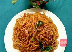 Illustration of how to make fried noodles 9