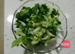 Rape Baicai Illustration of how to make fried rice 4