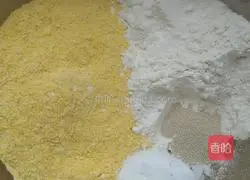 Illustration of how to make milk-flavored corn cakes 1