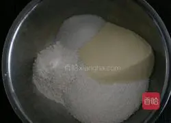 Illustration of how to make egg white and coconut cakes 2