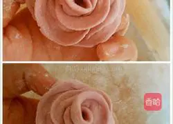 Illustration of how to make purple snail flower steamed buns 6