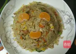 Illustration of how to make fried rice 9