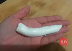 Illustration of making homemade stuffed glutinous rice balls 4