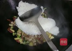 Pineapple fried rice Illustration of practice 12