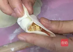 Illustration of how to make tomato and egg dumplings 10