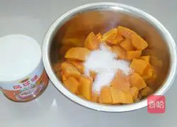 Illustration of how to make pumpkin cake 2