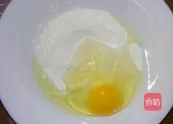 Illustration of how to make mint egg pancake 3