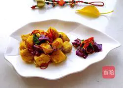 Illustration of how to make fried cornmeal steamed buns 6