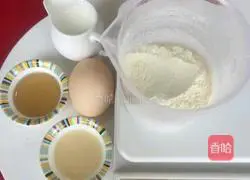 Illustration of how to make meat floss pancakes, also known as meat floss waffles 2