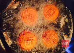 Illustration of making glutinous rice and red bean paste sunflower cake 15