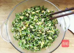 Illustration of how to make three fresh dumpling fillings 8