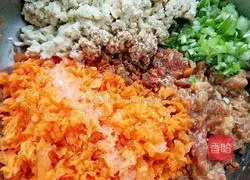 Illustration of how to make carrot and tofu dumplings 13