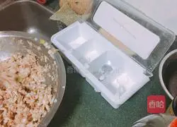 Illustration of how to make cabbage and pork dumplings 10