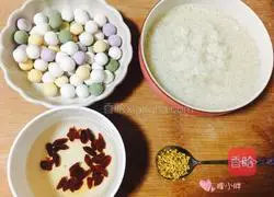 Illustration of how to make rice wine glutinous rice balls 1