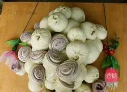 Illustration of how to make old noodles steamed buns (old noodles flour, water, edible alkali) 16 