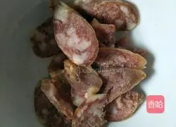 Sausage and cumin fried noodles Practice illustration 2