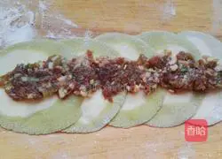 Rose meat steamed buns (matcha) recipe illustration 10