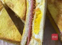 Illustration of how to grill a sandwich 9