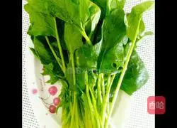 Illustration of how to make spinach pancakes 1