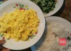 Egg Fried Rice Recipe Illustration 2