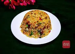 Cantonese Sausage Fried Rice Recipe Illustration 18