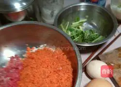 Illustration of how to make fried rice 1