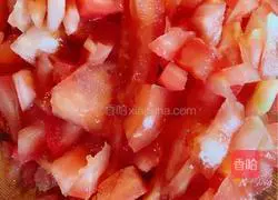 Illustration of how to make tomato and egg rice 3