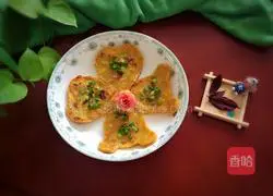 Illustration of how to make carrot and egg pancakes 14