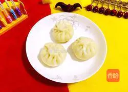 Illustration of how to make purple sweet potato stuffed buns 13