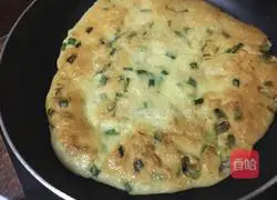 Illustration of how to make chive pancakes 9