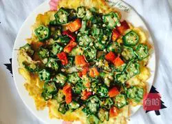 Electricity Illustration of how to make pancakes with okra and egg pancakes 9