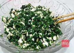 Illustration of how to make dumplings stuffed with shepherd's purse 8