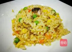 Less oil❤Separate the golden octopus eggs into fried rice.Illustration 6