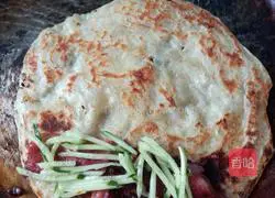 Quick breakfast ~ Illustration of making hand cake 3