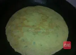 Illustration of how to make egg and green onion cake 9