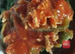 Illustration of how to make tomatoes and spinach noodles 8