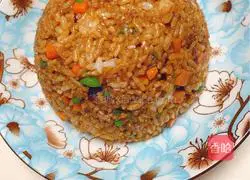 Soy sauce fried rice Illustration of how to do it 8