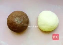 Illustration of knife-cut milky two-color steamed buns 7