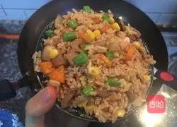 Amaranth Garden Fried Rice Recipe Illustration 17