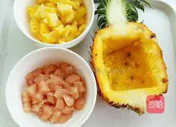 Pineapple Chicken Fried Rice Recipe Illustration 2